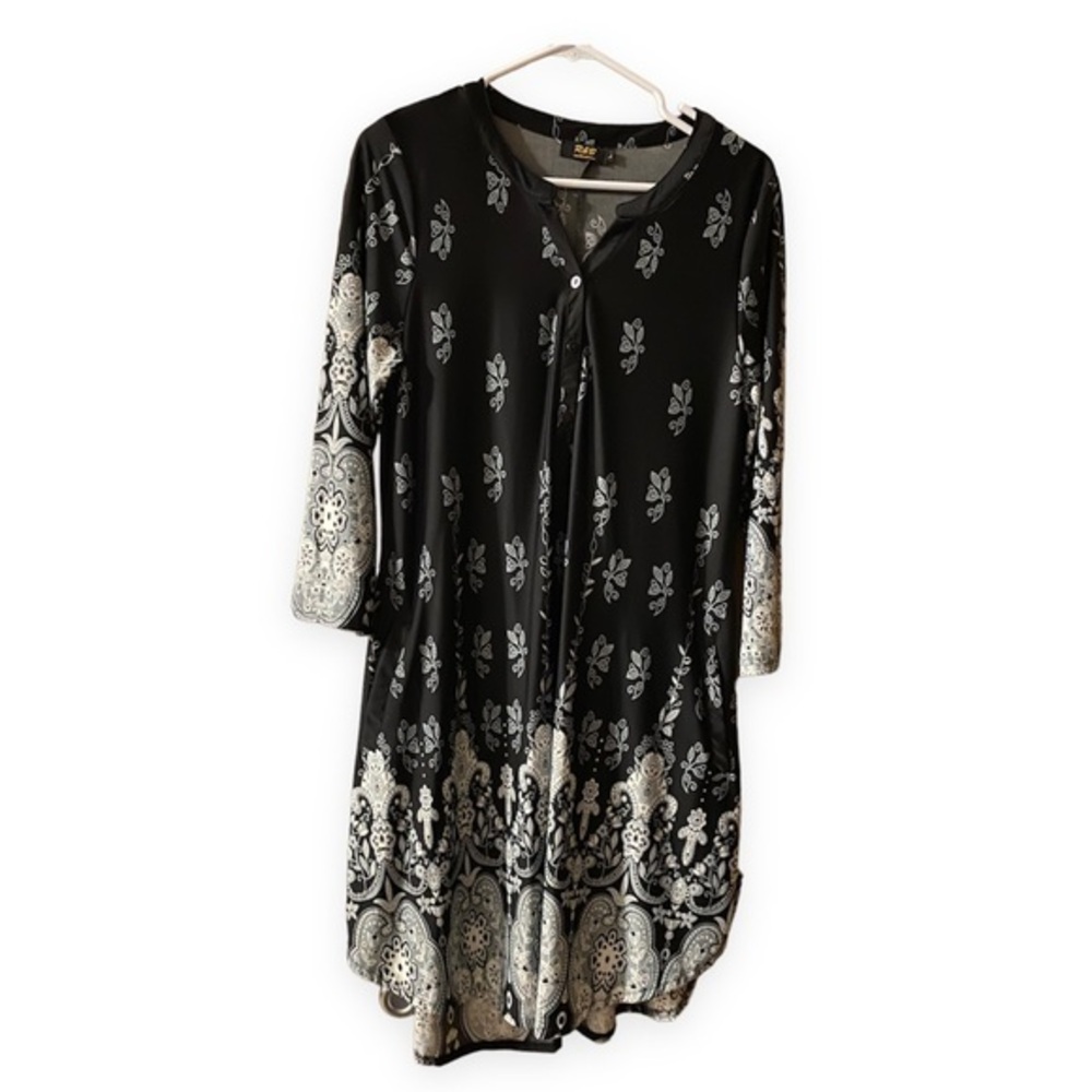 R & B Collection Dress‎ Size L Long-sleeve